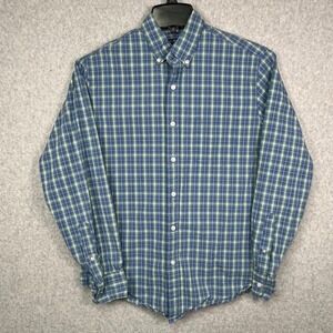 J.Crew Shirt Men's Medium Multicolor Flex Plaid Button Down Long Sleeve Classic